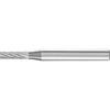Tungsten-carbide burr cylindrical with end-tooth system 0413 4 6mm 4x13mm